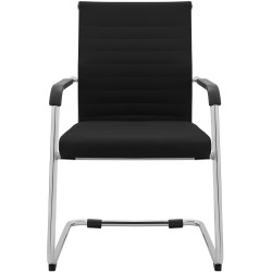 Ensemble de 2 chaises visiteurs Hakon noir