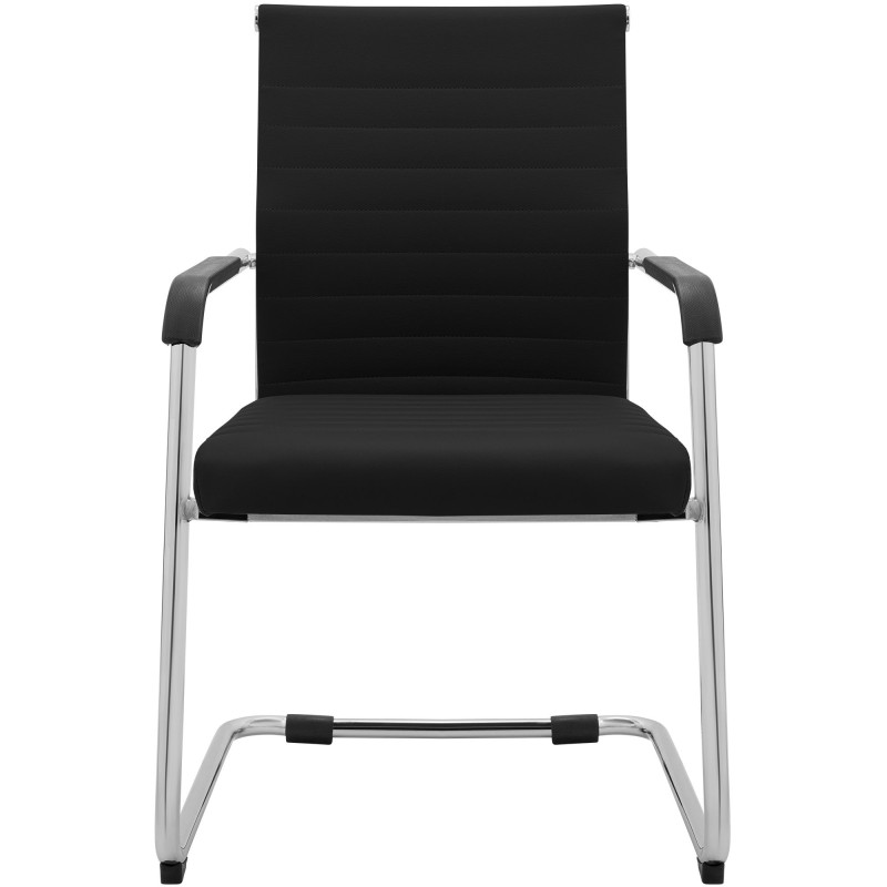 Ensemble de 2 chaises visiteurs Hakon noir
