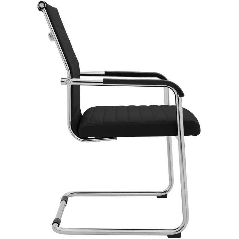Ensemble de 2 chaises visiteurs Hakon noir