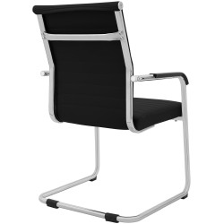 Ensemble de 2 chaises visiteurs Hakon noir
