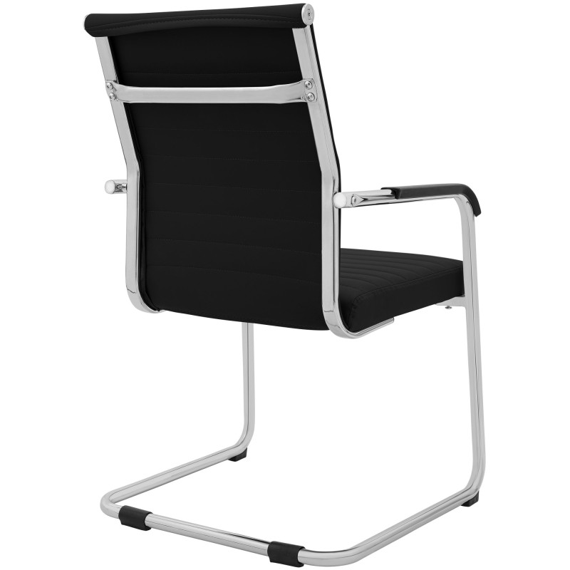 Ensemble de 2 chaises visiteurs Hakon noir