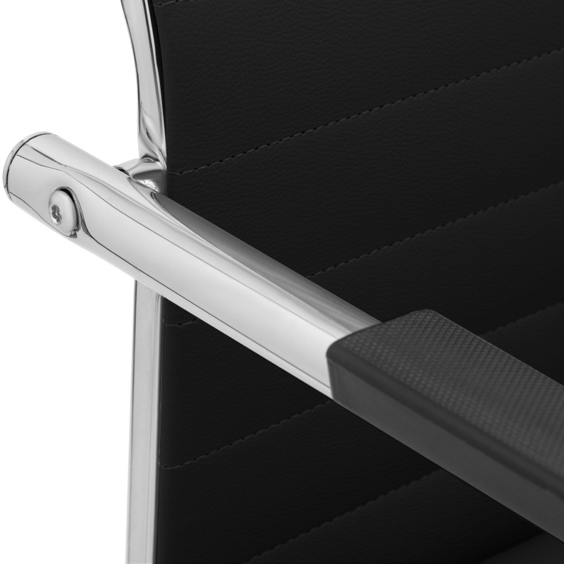 Ensemble de 2 chaises visiteurs Hakon noir