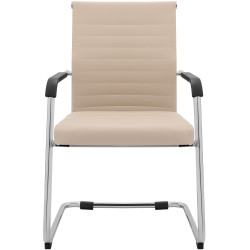 Ensemble de 2 chaises visiteurs Hakon crème