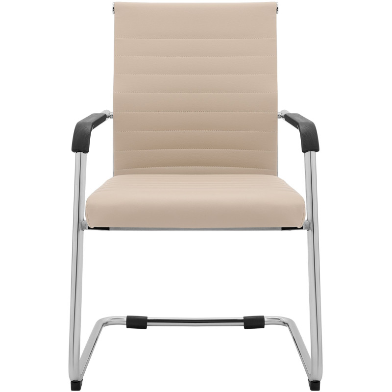 Ensemble de 2 chaises visiteurs Hakon crème