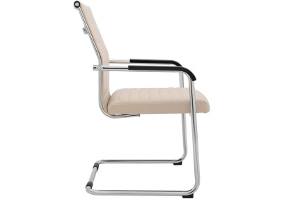 Ensemble de 2 chaises visiteurs Hakon crème