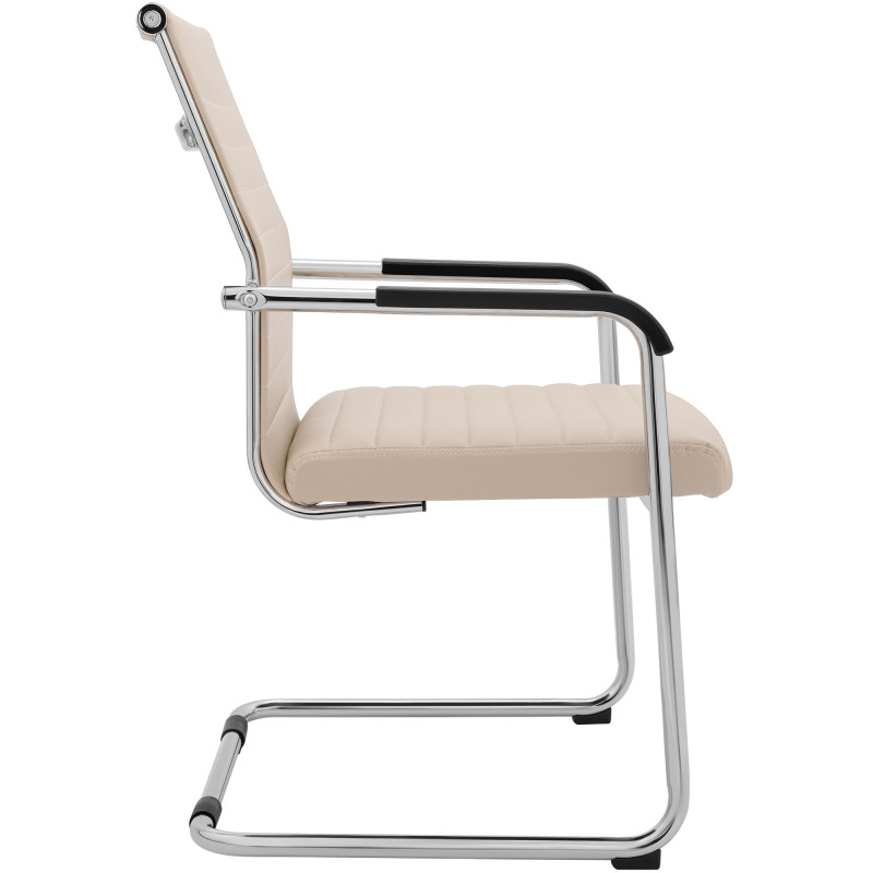 Ensemble de 2 chaises visiteurs Hakon crème