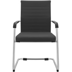 Ensemble de 2 chaises visiteurs Hakon gris