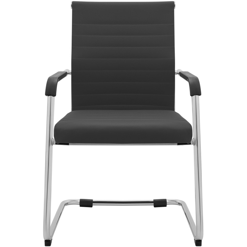 Ensemble de 2 chaises visiteurs Hakon gris