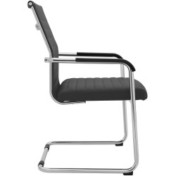 Ensemble de 2 chaises visiteurs Hakon gris