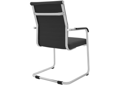 Ensemble de 2 chaises visiteurs Hakon gris