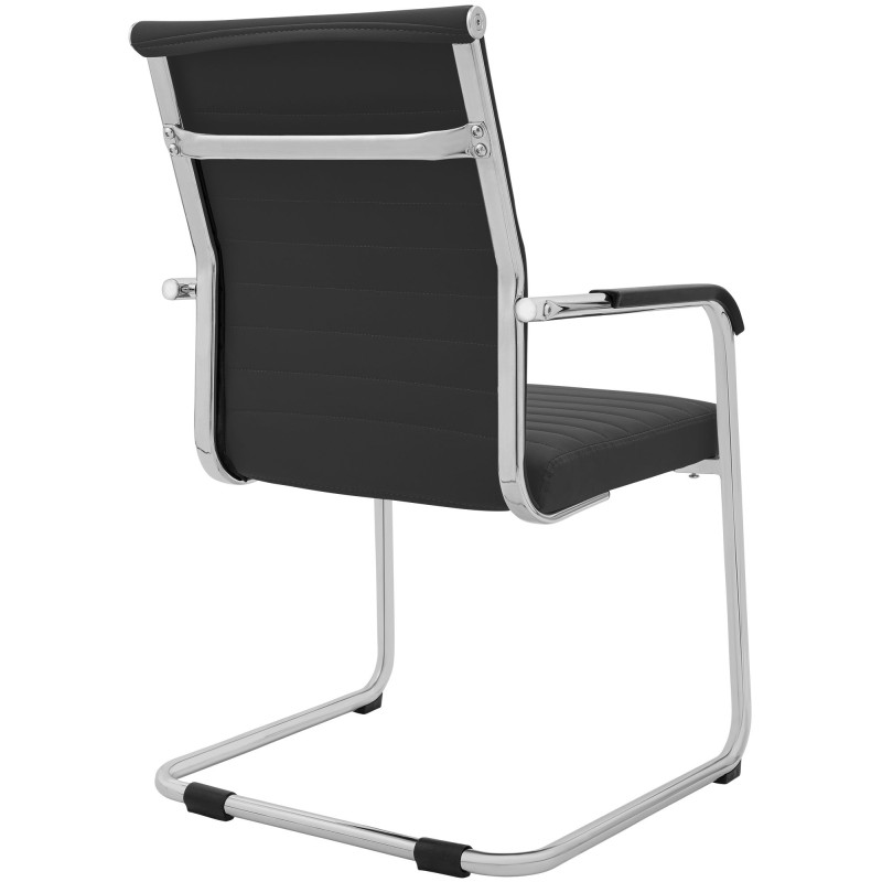 Ensemble de 2 chaises visiteurs Hakon gris