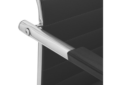 Ensemble de 2 chaises visiteurs Hakon gris