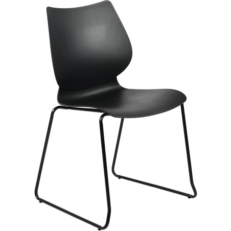 Chaise Houma noir
