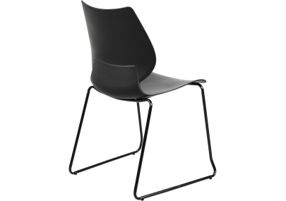 Ensemble de 4 chaises Houma noir