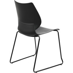 Ensemble de 4 chaises Houma noir