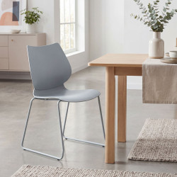 Ensemble de 4 chaises Houma gris