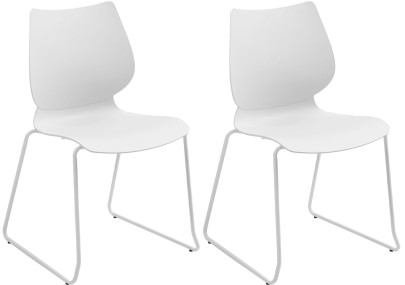 Conjunto de 2 sillas Houma, blancas