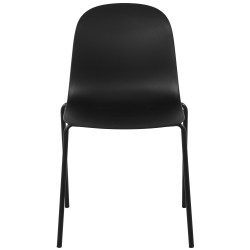 Chaise Hardin, noire