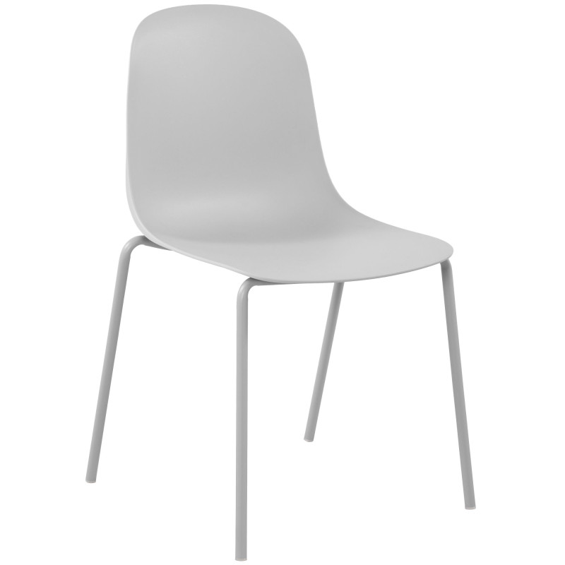 Fauteuil Hardin, gris clair