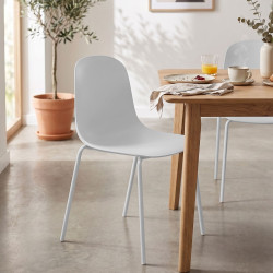 Fauteuil Hardin, gris clair