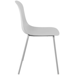 Fauteuil Hardin, gris clair