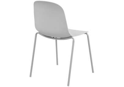 Chaise Hardin gris clair