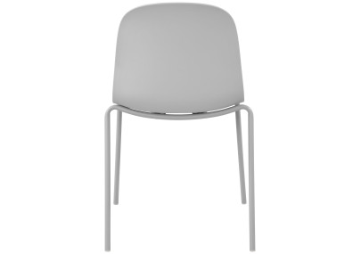 Chaise Hardin gris clair