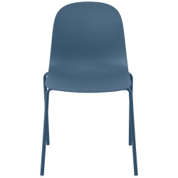 Ensemble de 2 chaises Hardin, bleues