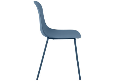Ensemble de 2 chaises Hardin bleu