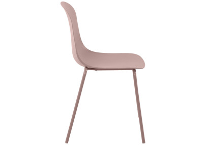 Ensemble de 2 chaises Hardin rose