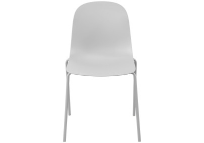 Ensemble de 4 chaises Hardin gris clair