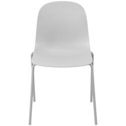 Ensemble de 4 chaises Hardin gris clair
