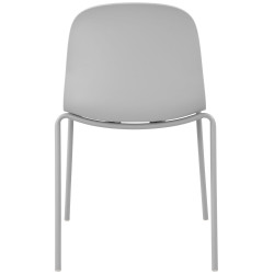 Ensemble de 4 chaises Hardin gris clair