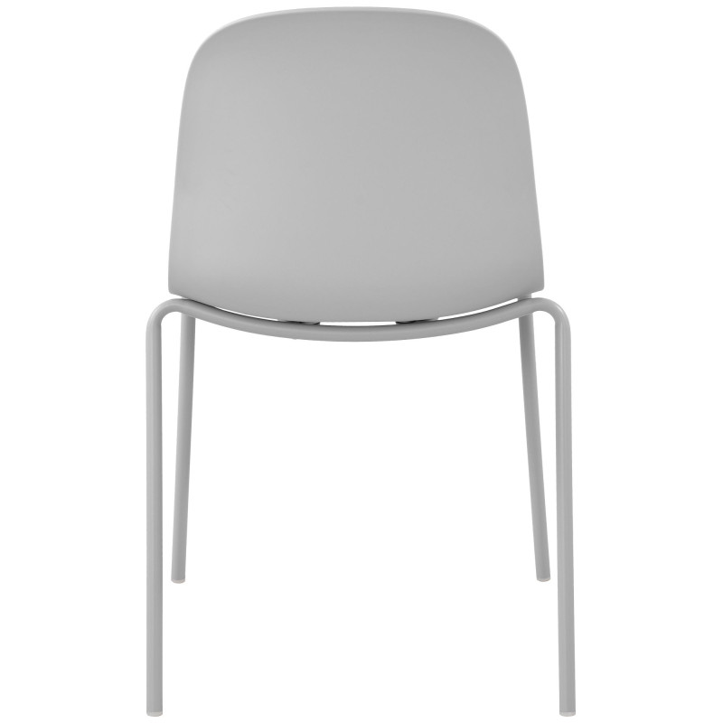 Ensemble de 4 chaises Hardin gris clair