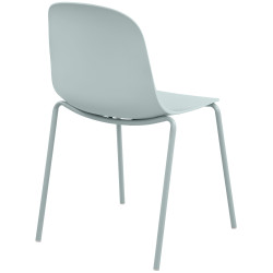 Ensemble de 4 chaises Hardin turquoise
