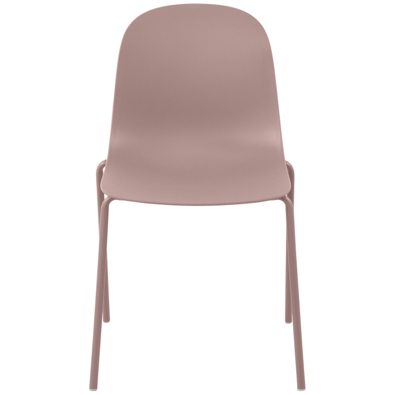 Ensemble de 4 chaises Hardin rose