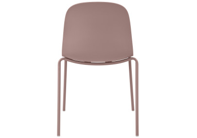 Ensemble de 4 chaises Hardin rose