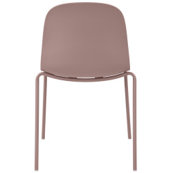 Ensemble de 4 chaises Hardin rose