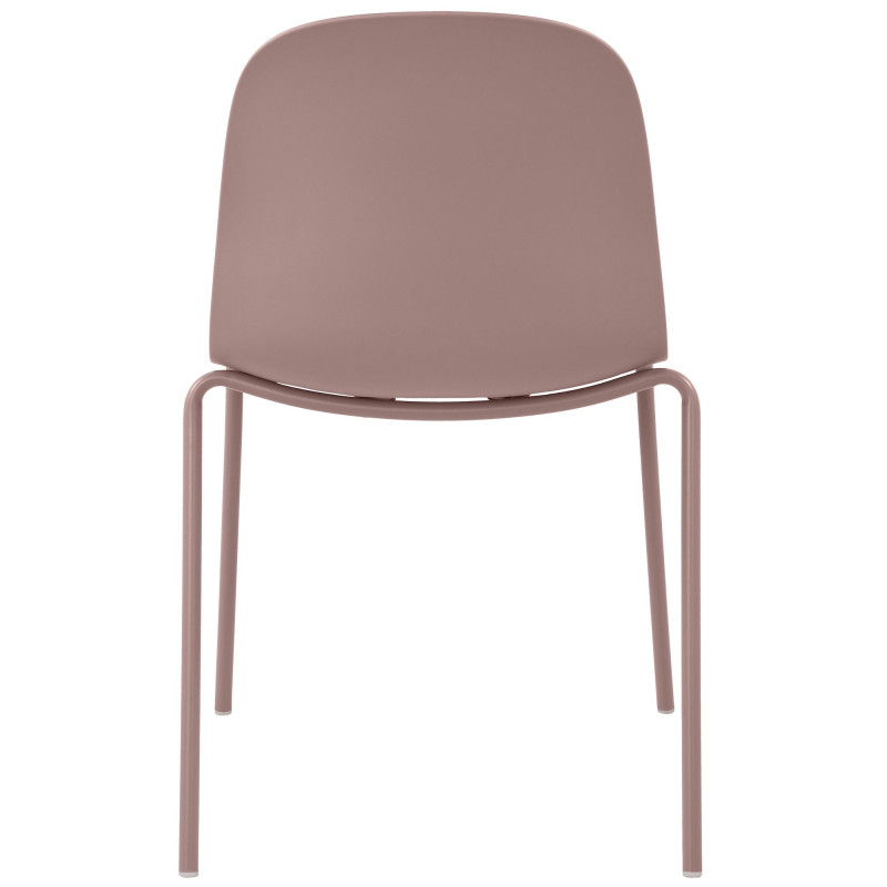 Ensemble de 4 chaises Hardin rose