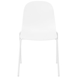 Ensemble de 4 chaises Hardin blanc