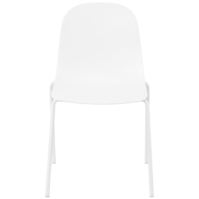 Ensemble de 4 chaises Hardin blanc