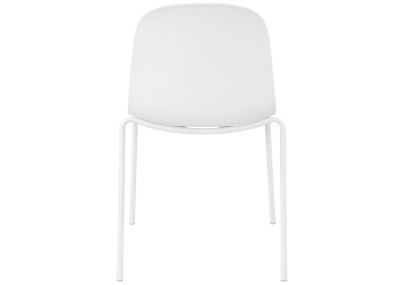 Ensemble de 4 chaises Hardin blanc