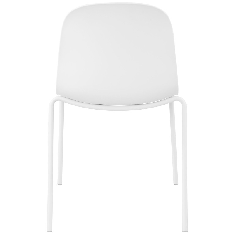 Ensemble de 4 chaises Hardin blanc
