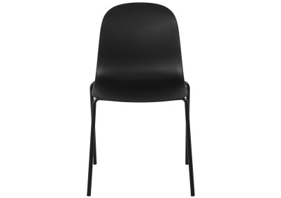 Ensemble de 4 chaises Hardin noir