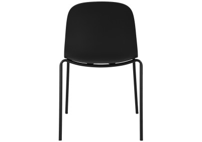 Ensemble de 4 chaises Hardin noir