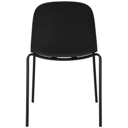 Ensemble de 4 chaises Hardin noir