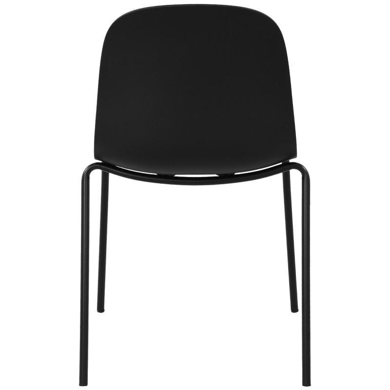 Ensemble de 4 chaises Hardin noir