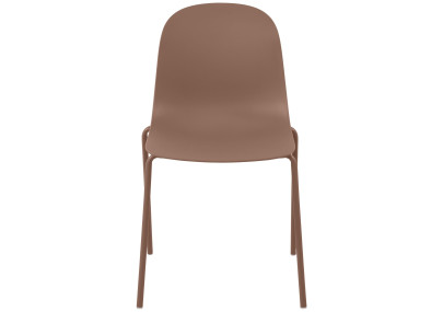 Ensemble de 4 chaises Hardin terre cuite