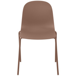 Ensemble de 4 chaises Hardin terre cuite