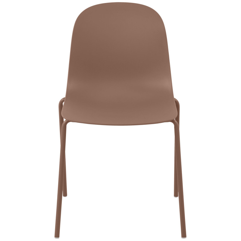 Ensemble de 4 chaises Hardin terre cuite
